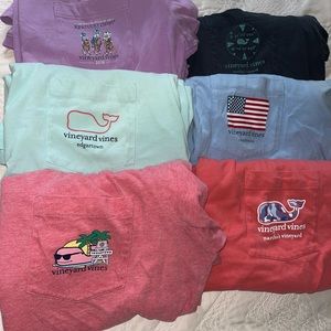 Six Vineyard Vines Pocket Tees